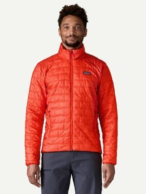 Patagonia Men’s Nano puff Insulated Puffer Jacket red size medium